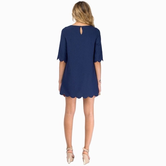 TOBI Scalloped Mini Shift Dress - Picture 2 of 16